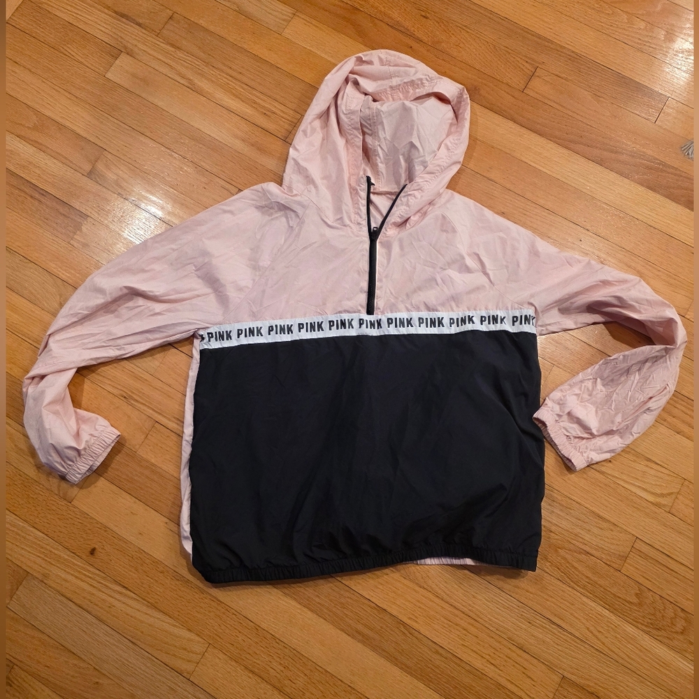 Pink Victoria's Secret Windbreaker